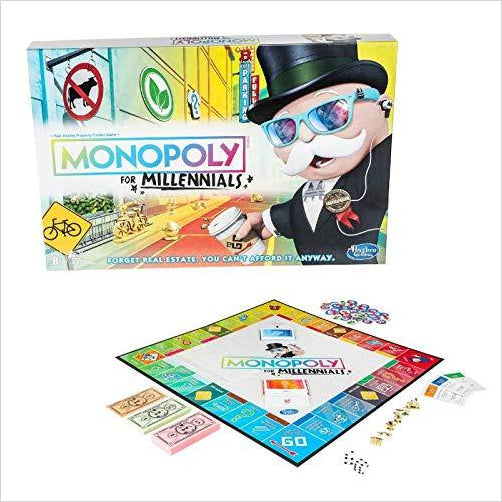 Monopoly for Millenials Board Game - Gifteee. Find cool & unique gifts for men, women and kids