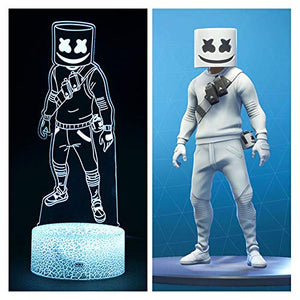 Fortnite Battle Royale 3D Illusion Night Light - Marshmello - Gifteee. Find cool & unique gifts for men, women and kids