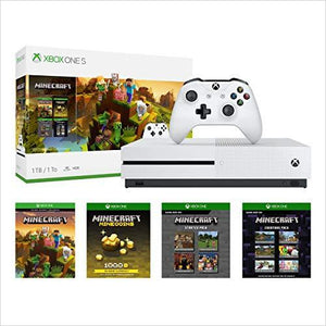 Xbox One S 1TB Console - Minecraft Creators Bundle - Gifteee. Find cool & unique gifts for men, women and kids