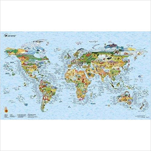 Surftripmap - The Worldmap of Surfing - Gifteee Unique & Unusual gifts, Cool gift ideas