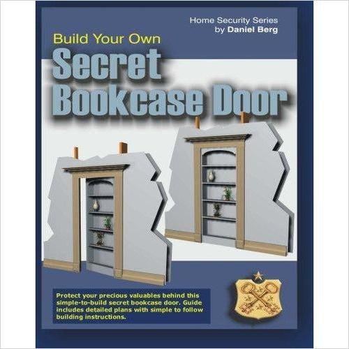 Build Your Own Secret Bookcase Door - Guide - Gifteee Unique & Unusual gifts, Cool gift ideas