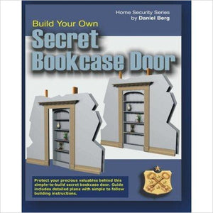 Build Your Own Secret Bookcase Door - Guide - Gifteee. Find cool & unique gifts for men, women and kids