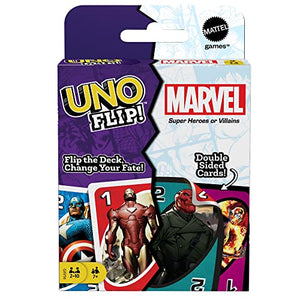 UNO FLIP Marvel Card Game