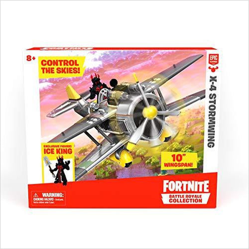 Fortnite Battle Royale Collection: X-4 Stormwing Plane & Ice King Figure - Gifteee Unique & Unusual gifts, Cool gift ideas