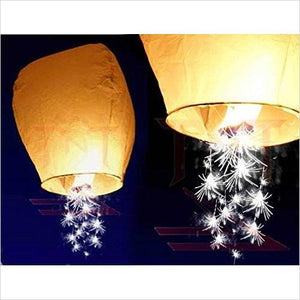 Shooting Star Sky Lanterns (10pc) - Gifteee. Find cool & unique gifts for men, women and kids
