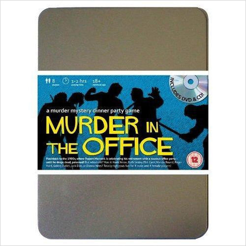 Murder in the Office 8 Player Murder Mystery Dinner Party Game - Gifteee Unique & Unusual gifts, Cool gift ideas