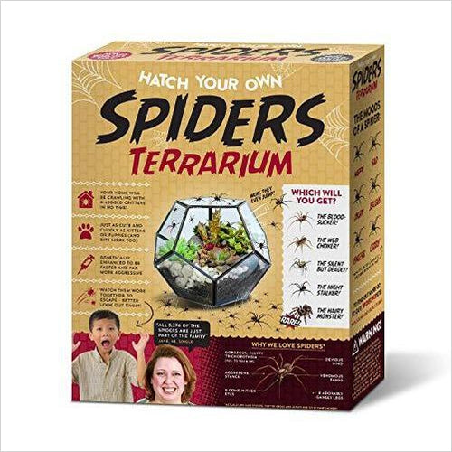 Prank Gift Box Hatch Your Own Spider Terrarium - Gifteee Unique & Unusual gifts, Cool gift ideas