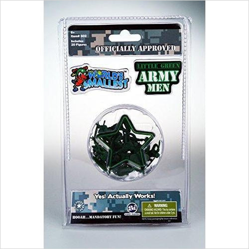 Worlds Smallest Little Green Army Men - Gifteee Unique & Unusual gifts, Cool gift ideas