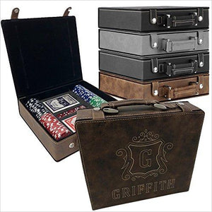Personalized Poker Set Case - Gifteee. Find cool & unique gifts for men, women and kids