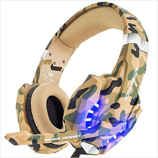 Stereo Gaming Headset – Camouflage - Gifteee Unique & Unusual gifts, Cool gift ideas