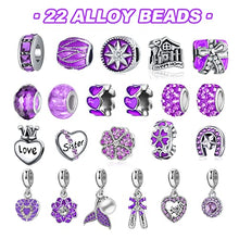 Load image into Gallery viewer, Purple Jewelry 24 Days Christmas Countdown

