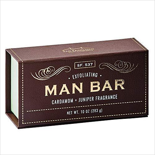 Man Bar, Cardamom & Juniper - Gifteee Unique & Unusual gifts, Cool gift ideas