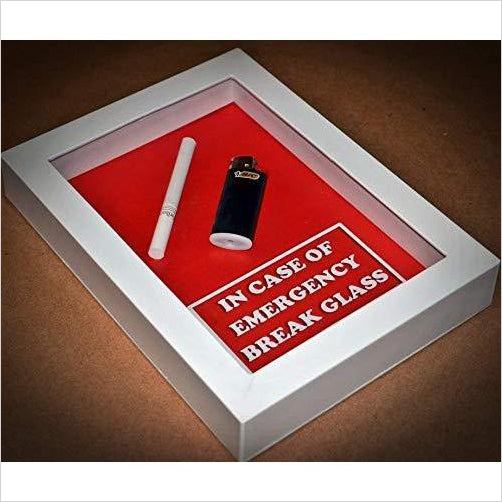 In Case of Emergency Break Glass - Gift for SMOKER - Gifteee Unique & Unusual gifts, Cool gift ideas