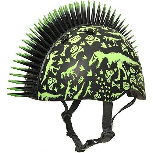 Raskullz T-Rex Bonez Mohawk Helmet - Gifteee. Find cool & unique gifts for men, women and kids