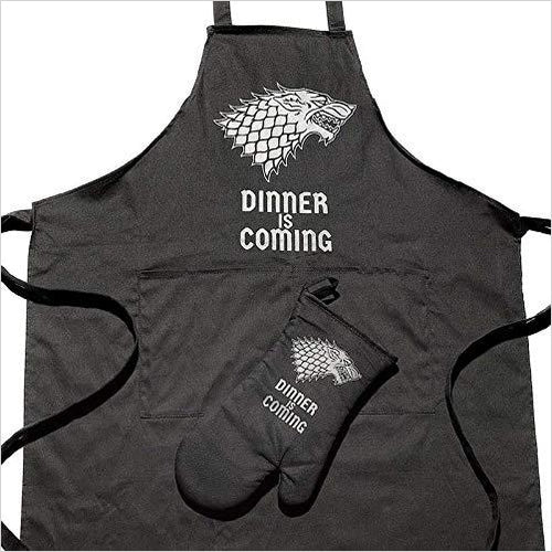 Dinner is Coming Game of Thrones Apron - Gifteee. Find cool & unique gifts for men, women and kids