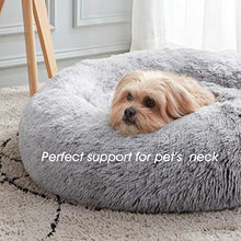 Load image into Gallery viewer, Anti-Anxiety Soft Round Pet Bed - Gifteee Unique &amp; Unusual gifts, Cool gift ideas
