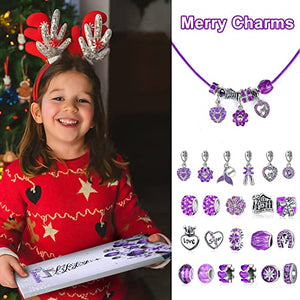 Purple Jewelry 24 Days Christmas Countdown