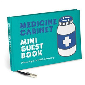 Medicine Cabinet Mini Guest Book - Gifteee Unique & Unusual gifts, Cool gift ideas