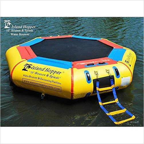 10' Bounce N Splash Padded Water Bouncer - Gifteee. Find cool & unique gifts for men, women and kids