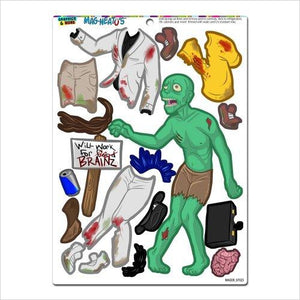 Zombie Dress-Up Magnets - Gifteee. Find cool & unique gifts for men, women and kids