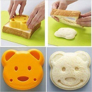 Bear Shape Sandwich Mold - Gifteee