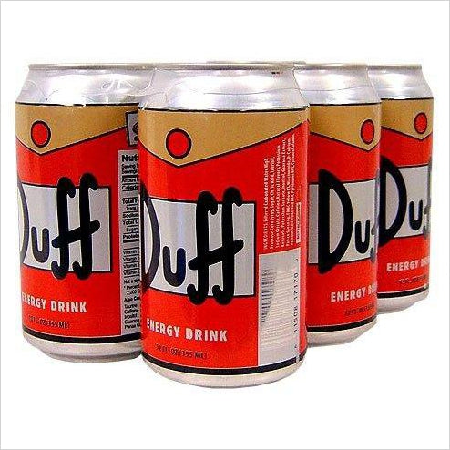 The Simpsons Duff Energy Drink Six Pack - Gifteee. Find cool & unique gifts for men, women and kids