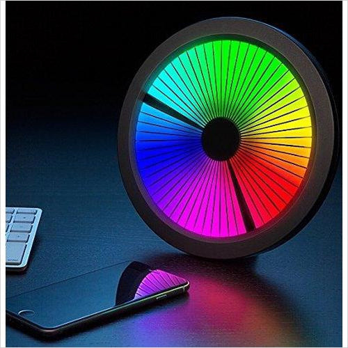 Chromatic: LED Color Spectrum Clock. - Gifteee. Find cool & unique gifts for men, women and kids
