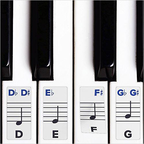 Removable Piano Stickers for Keys - Gifteee. Find cool & unique gifts for men, women and kids