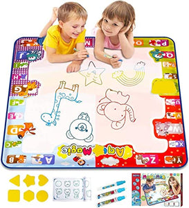 Large Aqua Coloring Mat - Mess Free - Gifteee - Unique Gifts | Cool Gift Ideas for Kids, Men and Women