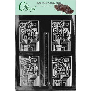 Computer Chip Circuit Board Chocolate Candy Mold - Gifteee. Find cool & unique gifts for men, women and kids