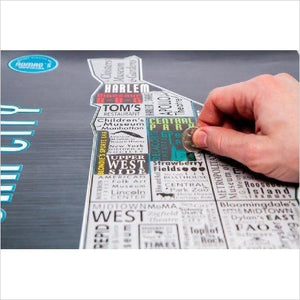 Scratch-Off Map Of New York City - Gifteee. Find cool & unique gifts for men, women and kids