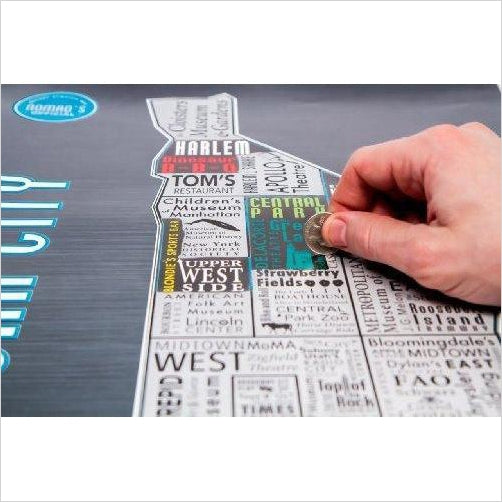 Scratch-Off Map Of New York City - Gifteee Unique & Unusual gifts, Cool gift ideas