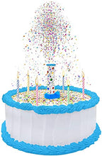 Load image into Gallery viewer, Confetti Candle Cake Topper
