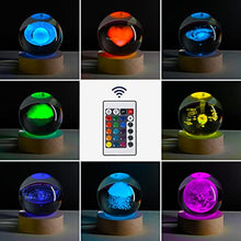 Load image into Gallery viewer, Rainy Clouds Crystal Ball Night Light
