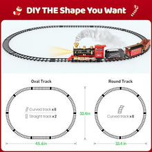 Load image into Gallery viewer, Remote Control Train Toys w/Steam Locomotive
