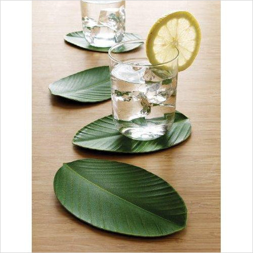 Set of 4 Leaf Shape Drink Coasters - Gifteee. Find cool & unique gifts for men, women and kids
