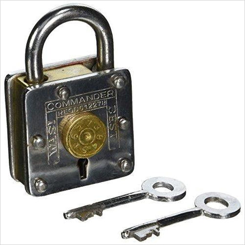Houdini Under Lock - Metal Trick Lock Puzzle Brain Teaser - Gifteee. Find cool & unique gifts for men, women and kids
