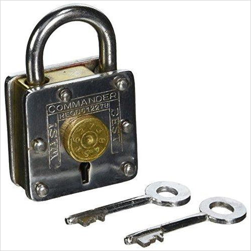 Houdini Under Lock - Metal Trick Lock Puzzle Brain Teaser - Gifteee Unique & Unusual gifts, Cool gift ideas