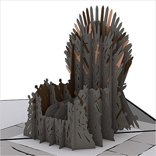 Lovepop The Iron Throne Game of Thrones Pop Up Birthday Card - Gifteee. Find cool & unique gifts for men, women and kids