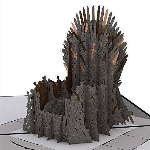 Lovepop The Iron Throne Game of Thrones Pop Up Birthday Card - Gifteee Unique & Unusual gifts, Cool gift ideas