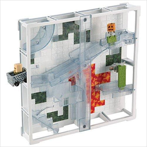 Minecraft Hotwheels Track Blocks Glacier Slide Playset - Gifteee Unique & Unusual gifts, Cool gift ideas