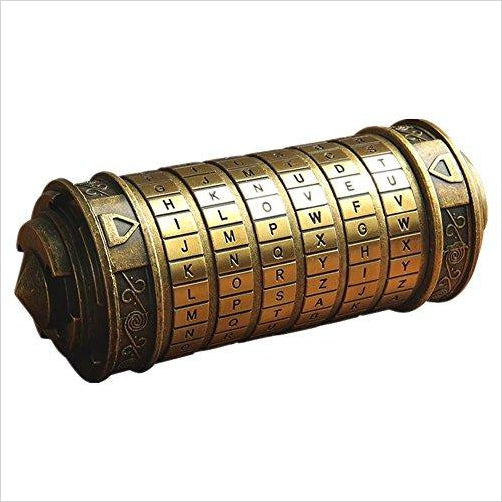The Da Vinci Code Mini Cryptex - Gifteee. Find cool & unique gifts for men, women and kids