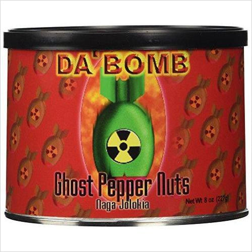 Da Bomb Ghost Pepper Nuts, 8oz - Gifteee Unique & Unusual gifts, Cool gift ideas