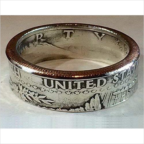 Half Dollar Coin Ring - Gifteee. Find cool & unique gifts for men, women and kids