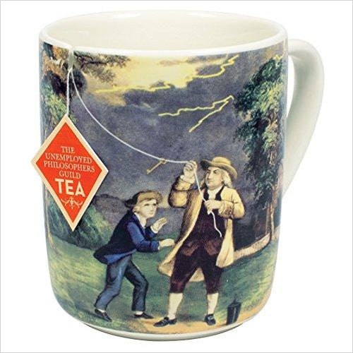 Benjamin Franklin Electrici-Tea Mug - Gifteee. Find cool & unique gifts for men, women and kids