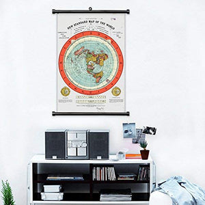 Flat Earth Map - Gifteee. Find cool & unique gifts for men, women and kids