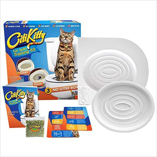 Cat Toilet Training Kit - Gifteee Unique & Unusual gifts, Cool gift ideas