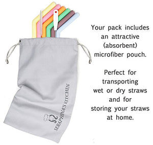 Reusable Silicone Smoothie Straws (BPA Free) - Gifteee. Find cool & unique gifts for men, women and kids
