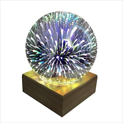 Magic Crystal Ball - Fireworks Night Light Lamp - Gifteee Unique & Unusual gifts, Cool gift ideas