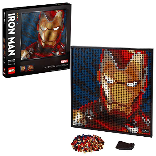 LEGO Art Marvel Studios Iron Man - Gifteee Unique & Unusual gifts, Cool gift ideas